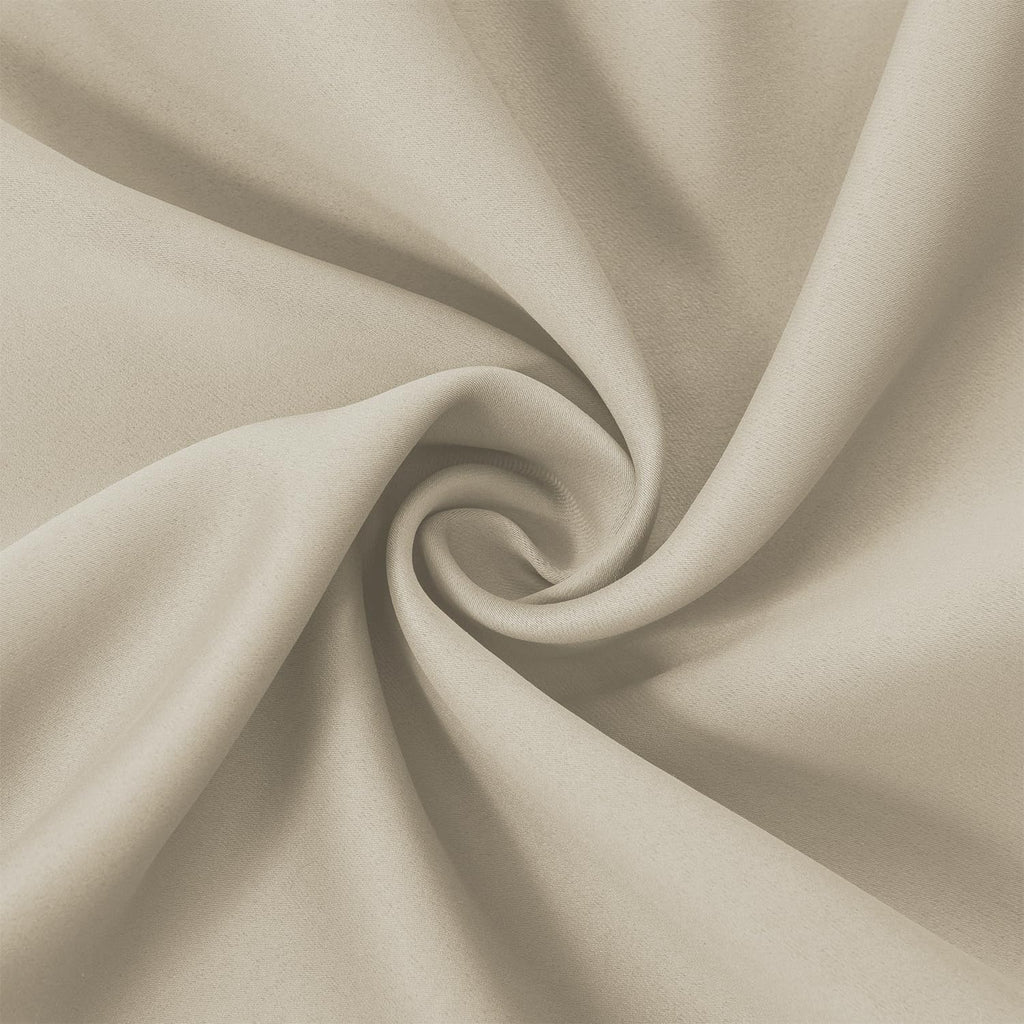 Lemomo Light Beige Blackout Curtains 52 x 84 Inch Long Beige Curtains Set of 2 Panels Room Darkening Curtains for Living Room 84 Inch silver