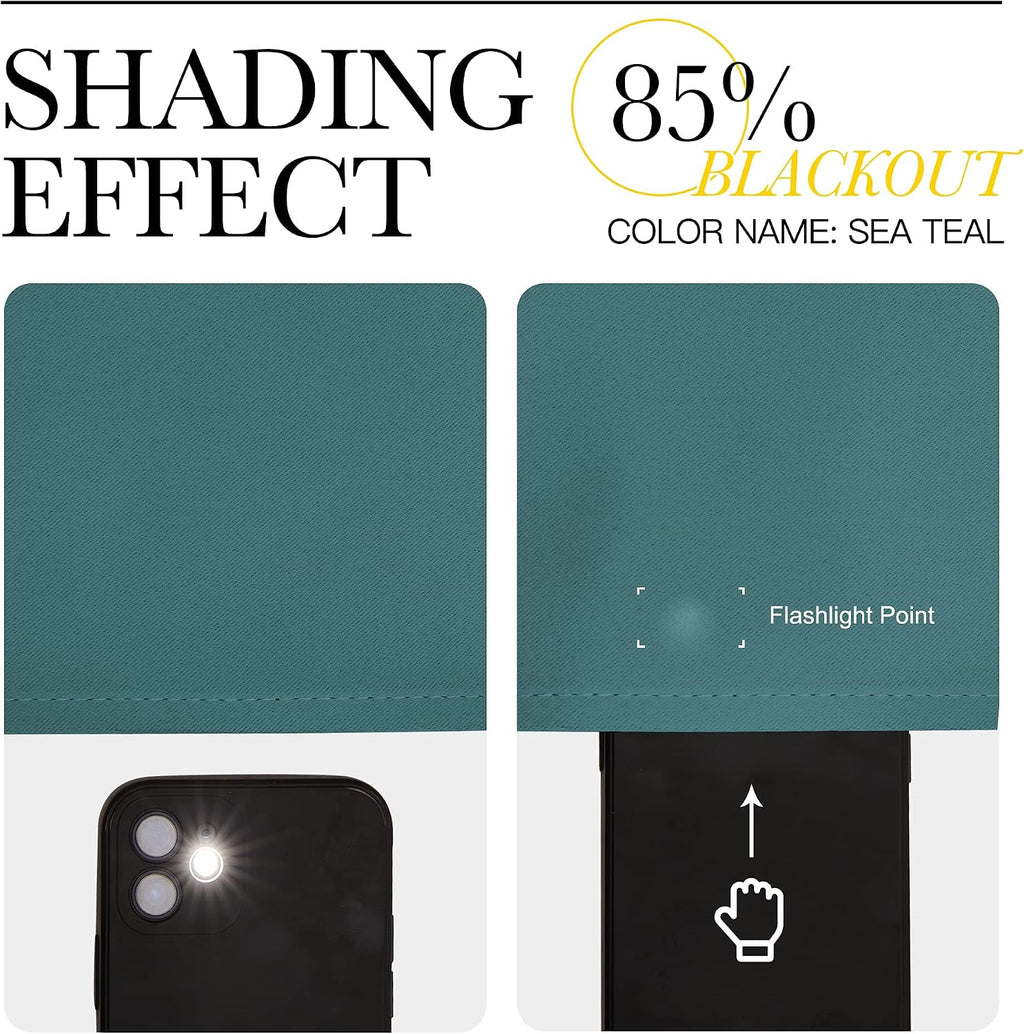 Nicetown Insulated Curtains Blackout Draperies - Triple Weave Microfiber Home Thermal Insulated Solid Ring Top Blackout Curtains/Panels for…