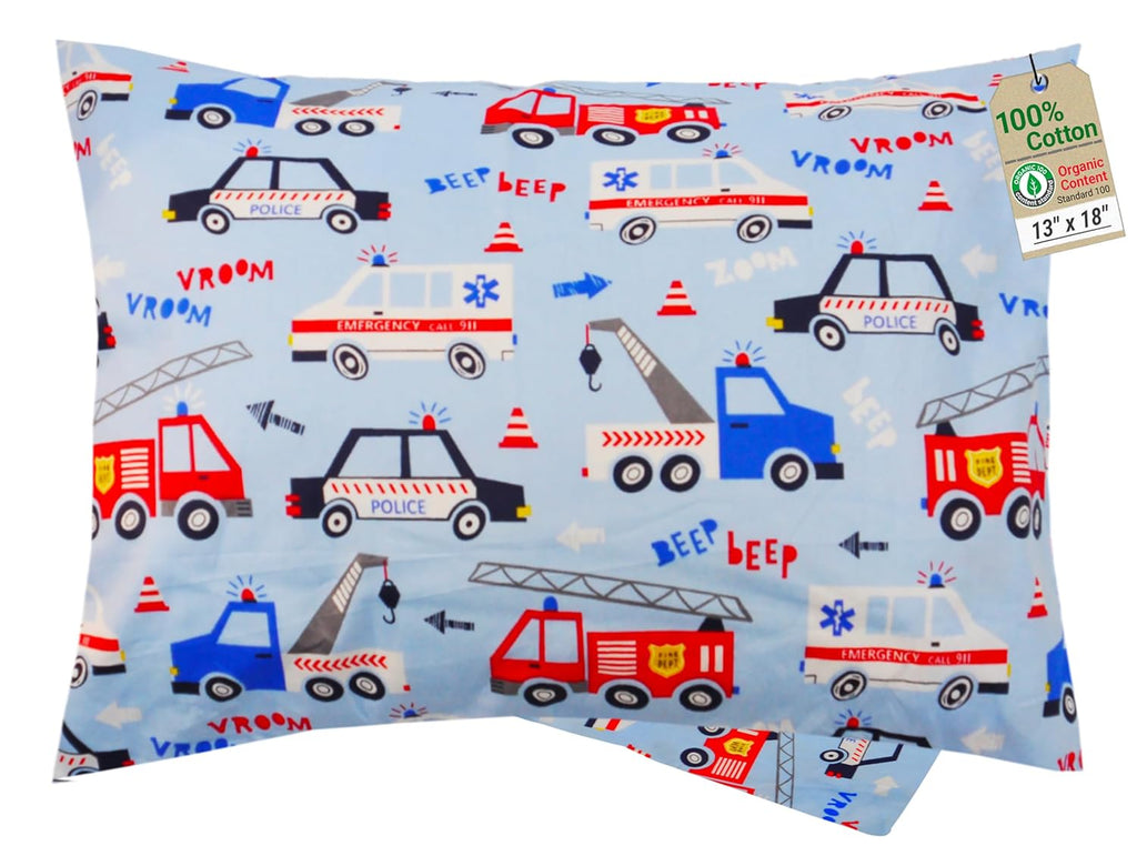 ZPECC-ABrandThatHasBeenFocusedOnBeddingFor20Years ZPECC Toddler Pillow with Pillowcase - 13x18 Organic Cotton Hypoallergenic Kids Pillow, B…