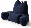 Ailuteie Patented Design Corduroy Sit Up Pillow for Bed with Arms, Reading Pillow for Adults with Extra Lumbar Pillow, Bed Rest Backrest fo…