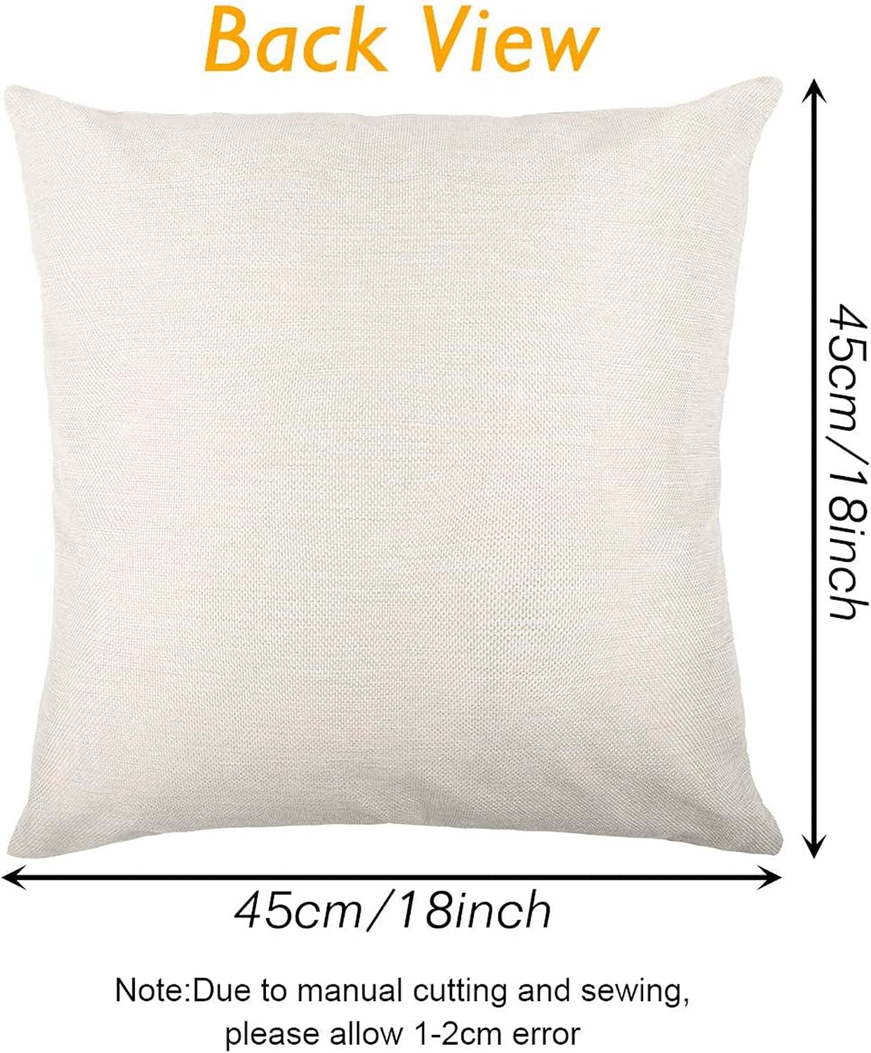 Tosewever Set of 4 Decorative Geometric Yellow Grey 18 x 18 Inches Throw Pillow Covers - Modern Pattern Linen Square Pillow Cushion Case fo…
