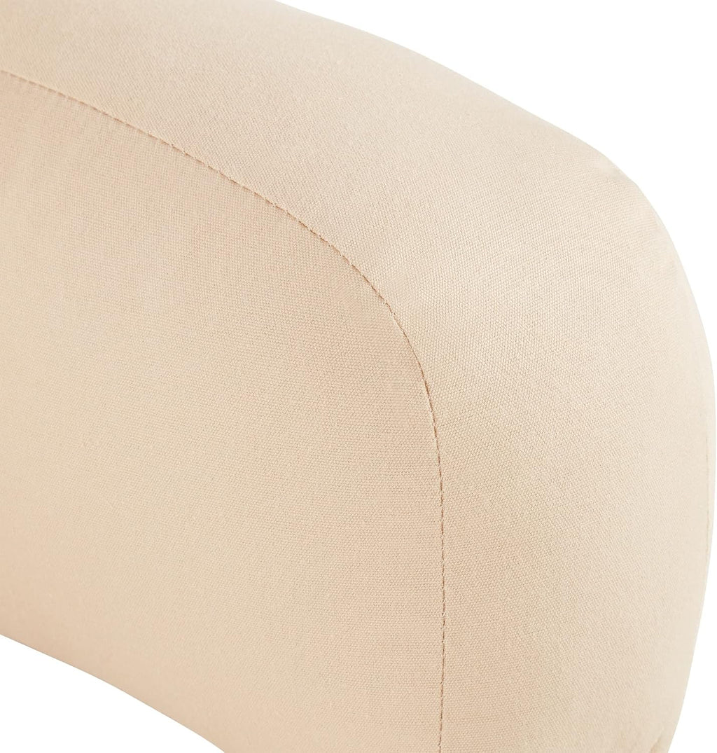 Greendale Home Fashions Cotton Duck Bed Rest Reading Pillow with Arms, Tan