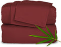 PureBamboo Pure Bamboo Twin Sheets, Genuine 100% Organic Viscose Derived from Bamboo Bed Sheet Set, Luxuriously Soft & Cooling, Double Stit…