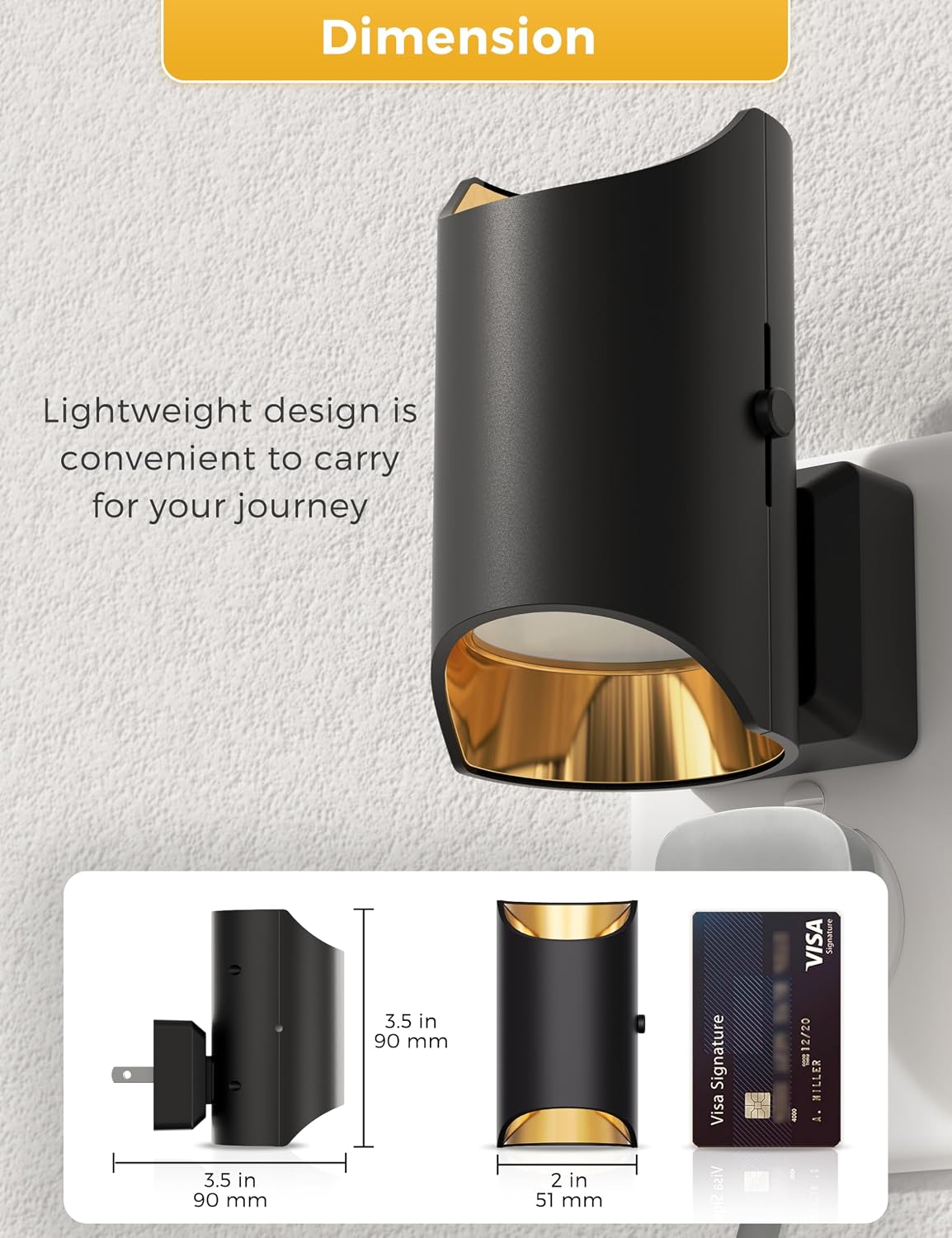 L LOHAS LED Night Light, Dimmable Night Lights Plug into Wall, Dusk to Dawn Sensor, Soft White 3000K, 0-100LM, Plug in Night Light…