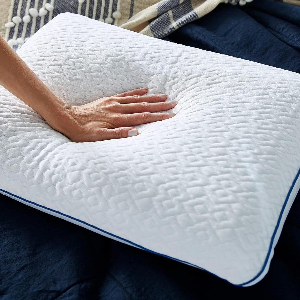 SleepInnovations Sleep Innovations Forever Cool Gel Memory Foam Pillow, Standard (Pack of 2), White 2 Count 2 Count White