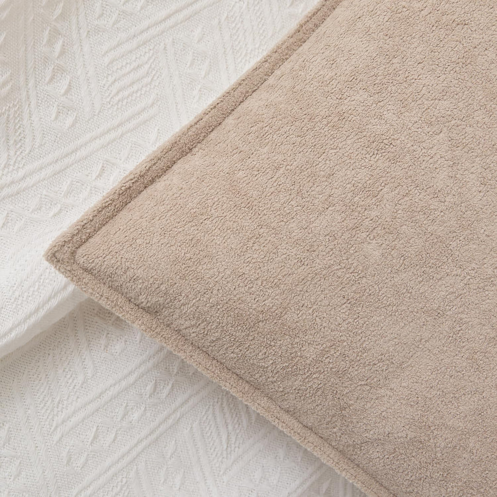 KevinTextile Kevin Textile 12x20 Inch Lumbar Pillow Cover 1 Pack Soft Boucle Textured Decorative Waterproof Rectangle Cushion Elegant Accen…