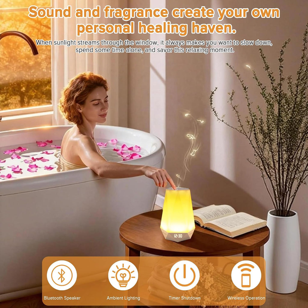 TfruKiet Sleep Sound Machines, White Noise Machine for Baby Sleeping with Night Light, Portable Sound Machine with 32 Soothing Sounds, 8 Nig…