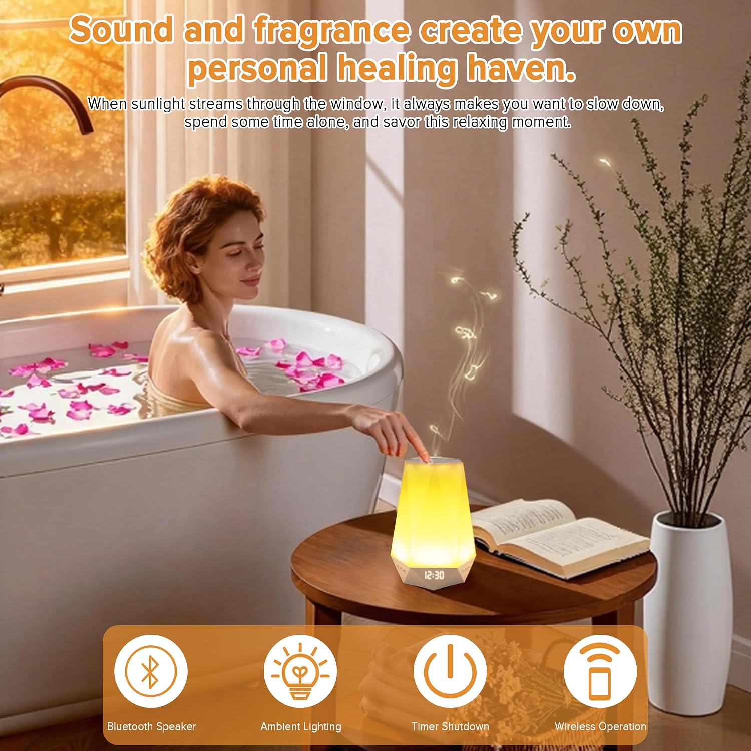 TfruKiet Sleep Sound Machines, White Noise Machine for Baby Sleeping with Night Light, Portable Sound Machine with 32 Soothing Sounds, 8 Nig…