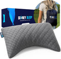 Sidney Sleep Mini Travel Size Neck Pillow - Knee, Back Lumbar and Support - Small Curved Pillow - 14 x 19 Inches - Adjustable Loft…