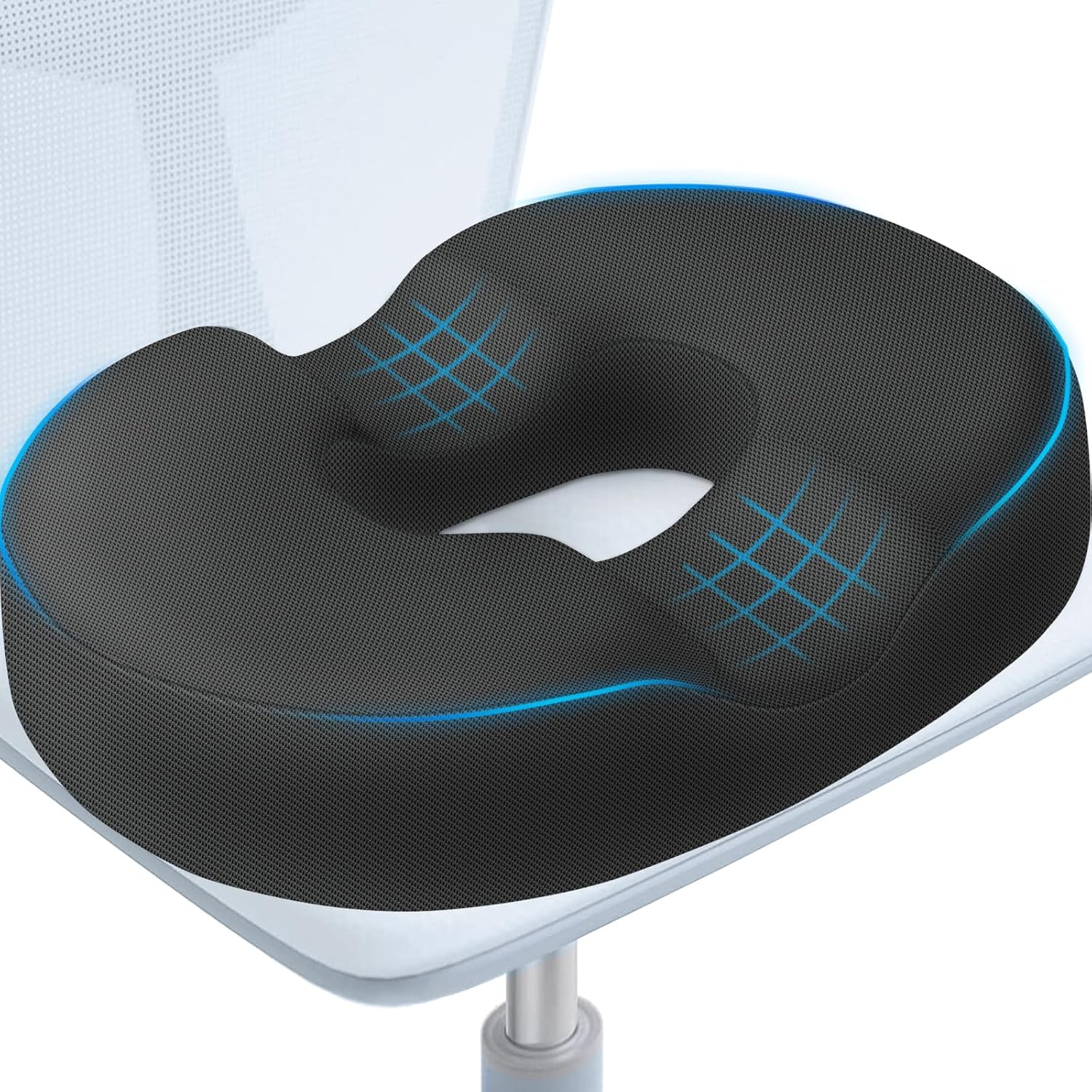 BlissTrends Donut Pillow Seat Cushion, Donut Chair Cushions for Postpartum Pregnancy&Hemorrhoids, Tailbone Cushion, Memory Foam Lifting Cus…