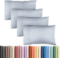King Pillow Cases Set of 4 - Ultra Soft Hotel Quality Pillowcase Covers - Comfy, Cozy & Wrinkle Free - Shrinkage and Fade Resistant…