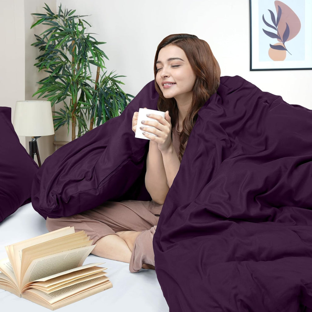 Utopia Bedding Duvet Cover King Size - 3 Piece with Zipper Closure - 1 Comforter Cover 104X90 Inches & 2 Pillow Shams 20X36 Inches…