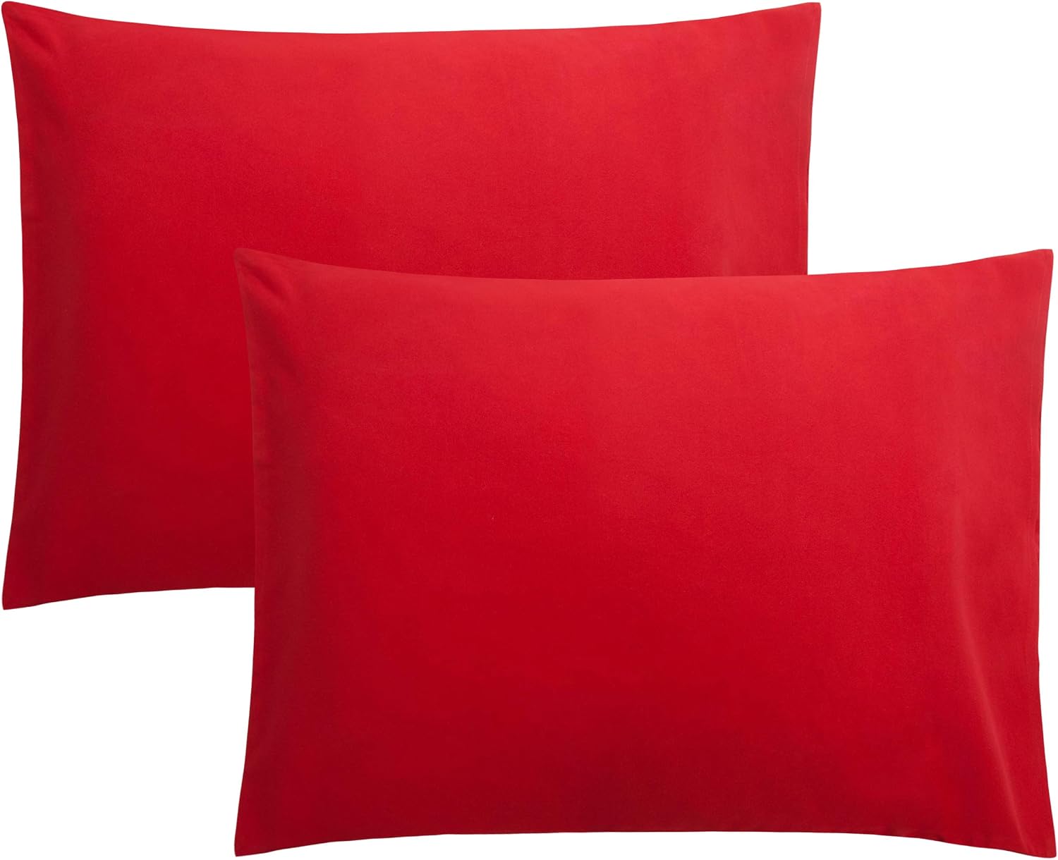 FLXXIE Pillow Cases Standard Size, Soft Microfiber Pillow Covers with Envelope Closure, Wrinkle, Stain Resistant Pillowcases, 2 Piece…