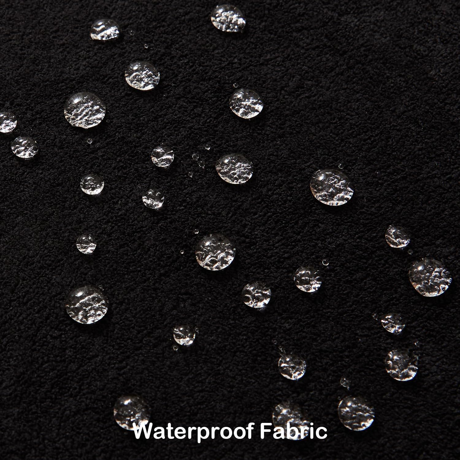 KevinTextile Kevin Textile Waterproof Decorative Pillow Covers Black 26x26 Inch Pack of 2 Soft Boucle Textured Euro Pillowcases Elegant Acc…