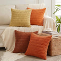 Fancy Homi 4 Packs Decorative Throw Pillow Covers for Living Room Couch Bed, Modern Farmhouse Boho Home Décor Accent Cushion Case, 22" x…
