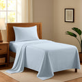 AshtonSheets 100% Egyptian Cotton Twin XL Bed Sheets Set - Luxury 600 Series Refined Collection Sheet for Twin XL Size Bed (3 PC, Light Blu…