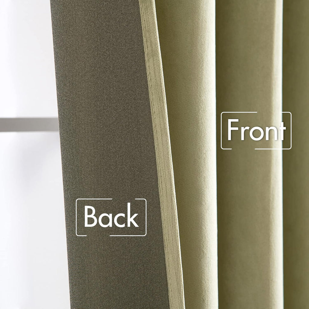 Miulee Velvet Curtains 96 inches 2 Panels - Luxury Blackout Curtains for Bedroom Living Room Thermal Insulated Super Soft Window Drapes Rod…