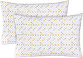 FEATHER & STITCH NEW YORK 100% Cotton 2 Piece Queen Pillow Cases, 300TC Ultra-Soft Pillowcases with Envelope Closure, Wrinkle- Fade…