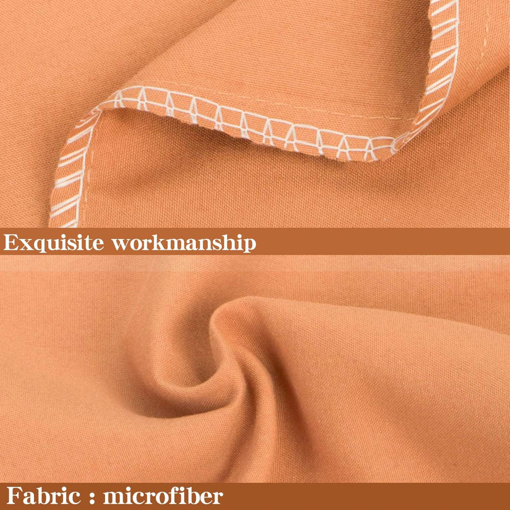 Ntbay King Pillowcase Set - 2 Pack Brushed Microfiber 20x40 Pillowcases - Soft, Wrinkle-Free, Fade-Resistant, Stain-Resistant, Pale Orange…