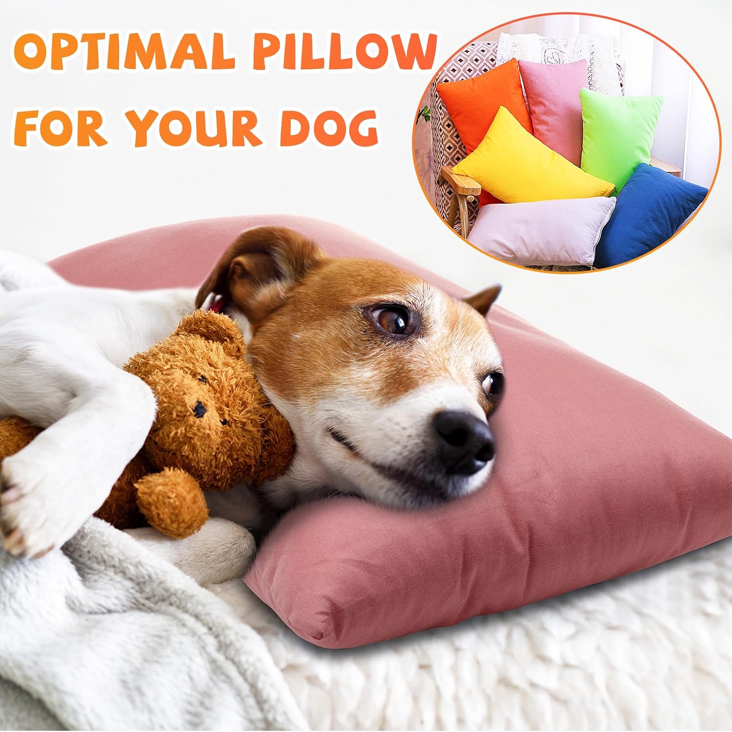 Kigley 6 Pack Mini Pillows for Daycare 9.1 x 13.8'' Small Travel Soft Breathable Cotton Pillow for Kids School Nap Travel Pet Neck Lumbar…