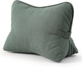 Ailuteie Pat. Pend. Corduroy Lumbar Support Pillow for Sitting and Posture Support, Triangle Cushion for Bed, Sofa or Couch, Reading Back P…