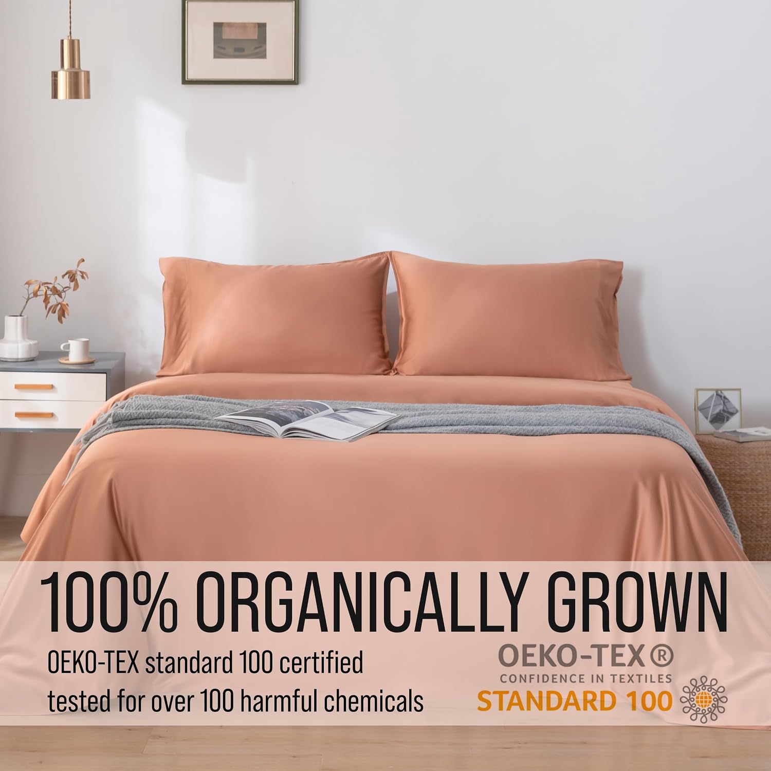 Bella Coterie Luxury Bamboo Viscose Twin XL Size Sheet Set | 100% Organically Grown | Ultra Soft | Cooling for Hot Sleepers | 18" Deep…
