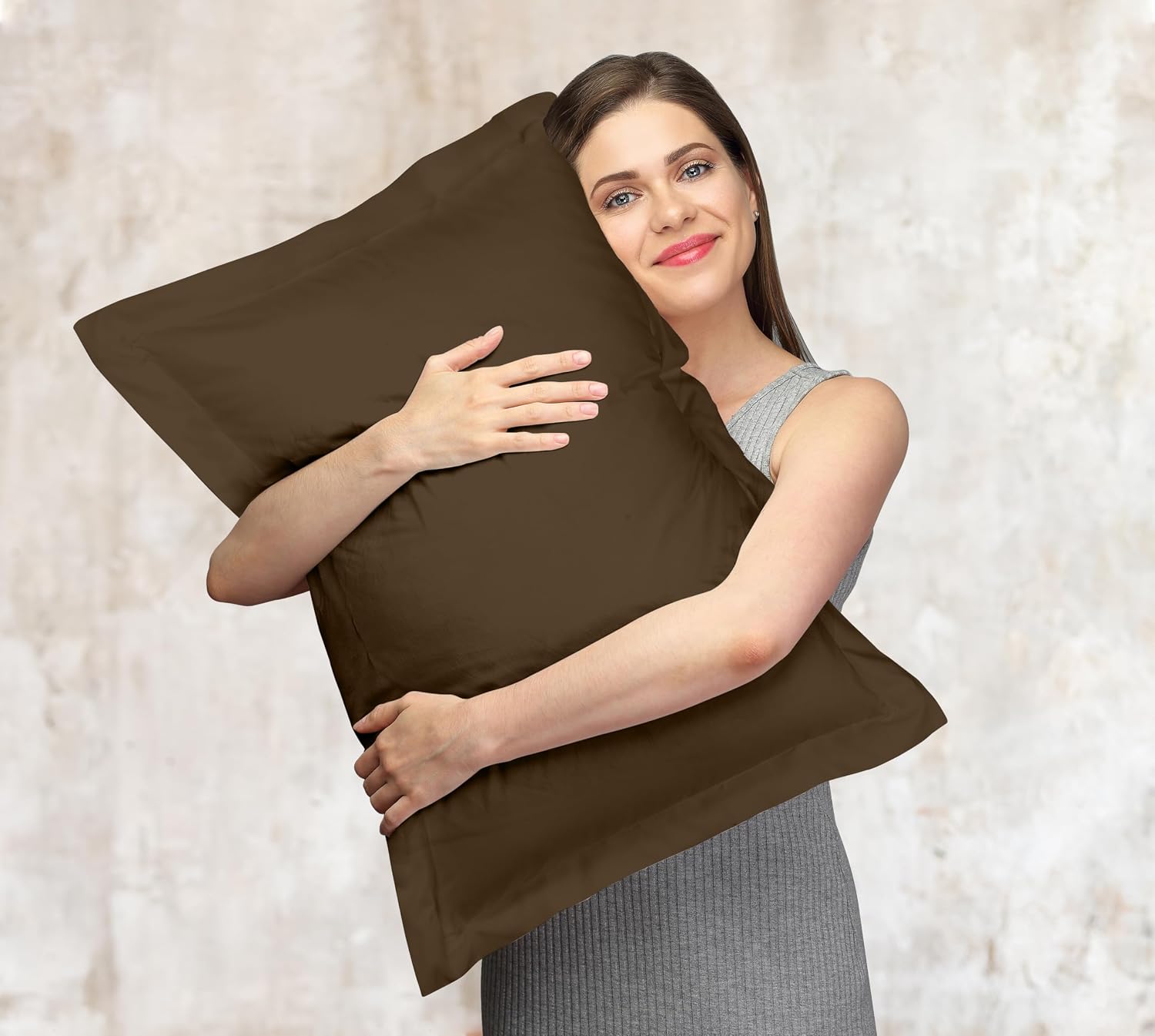 Royalelinens Royale Linens Pillow Shams 2 Pack King Size 20x36 Inch - Brushed 1800 Microfiber - Bed Pillow Shams, Wrinkle Resistant Super S…