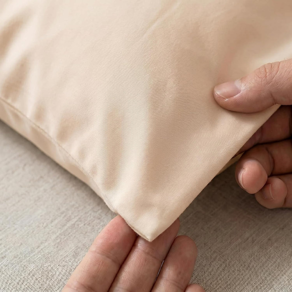 Perupima Peru Pima 285 Thread Count Percale King Sheet Set - 100% Peruvian Pima Cotton, 4 Piece (Flat, Fitted, 2 Pillowcases) - Cooling, Cr…