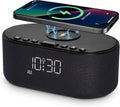 Odokee Sound Machine Alarm Clock for Bedrooms: Bluetooth 10W Stereo Sound Speaker with Wireless Charging - White Noise Machine for Sleeping…