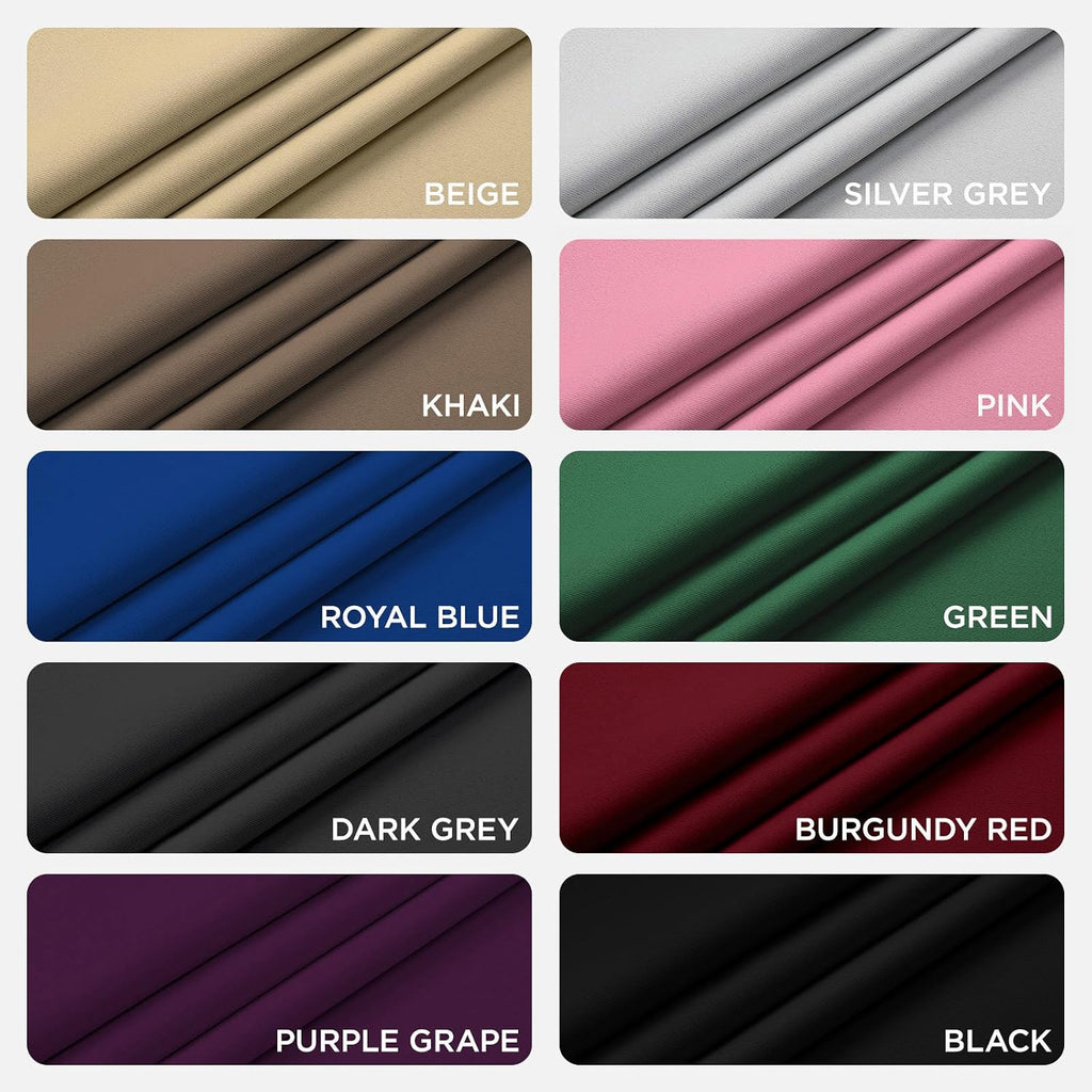Joydeco Blackout Curtains 84 Inchs Long 52 Wide Black Out Curtains 2 Panels, Thermal Insulated Long Curtain& Drapes Room Darkening Grommet…