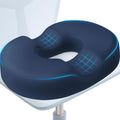 BlissTrends Donut Pillow Seat Cushion, Donut Chair Cushions for Postpartum Pregnancy & Hemorrhoids, Tailbone Cushion, Memory Foam Lifting C…