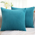 SimmoreHomeDecor Simmore Decorative Summer Throw Pillow Covers 16x16 Set of 2, Soft Natural Plush Flannel Double-Sided Fluffy Couch Pillow…