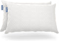 CosyHouseCollection Cosy House Collection 2-Pack Luxury Rayon Derived From Bamboo Shredded Memory Foam Pillow - Adjustable & Removable Fill…