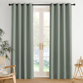 Nicetown Room Darkening Draperies Curtains Panels, 2 Panels Sage Green W52 x L84 Green
