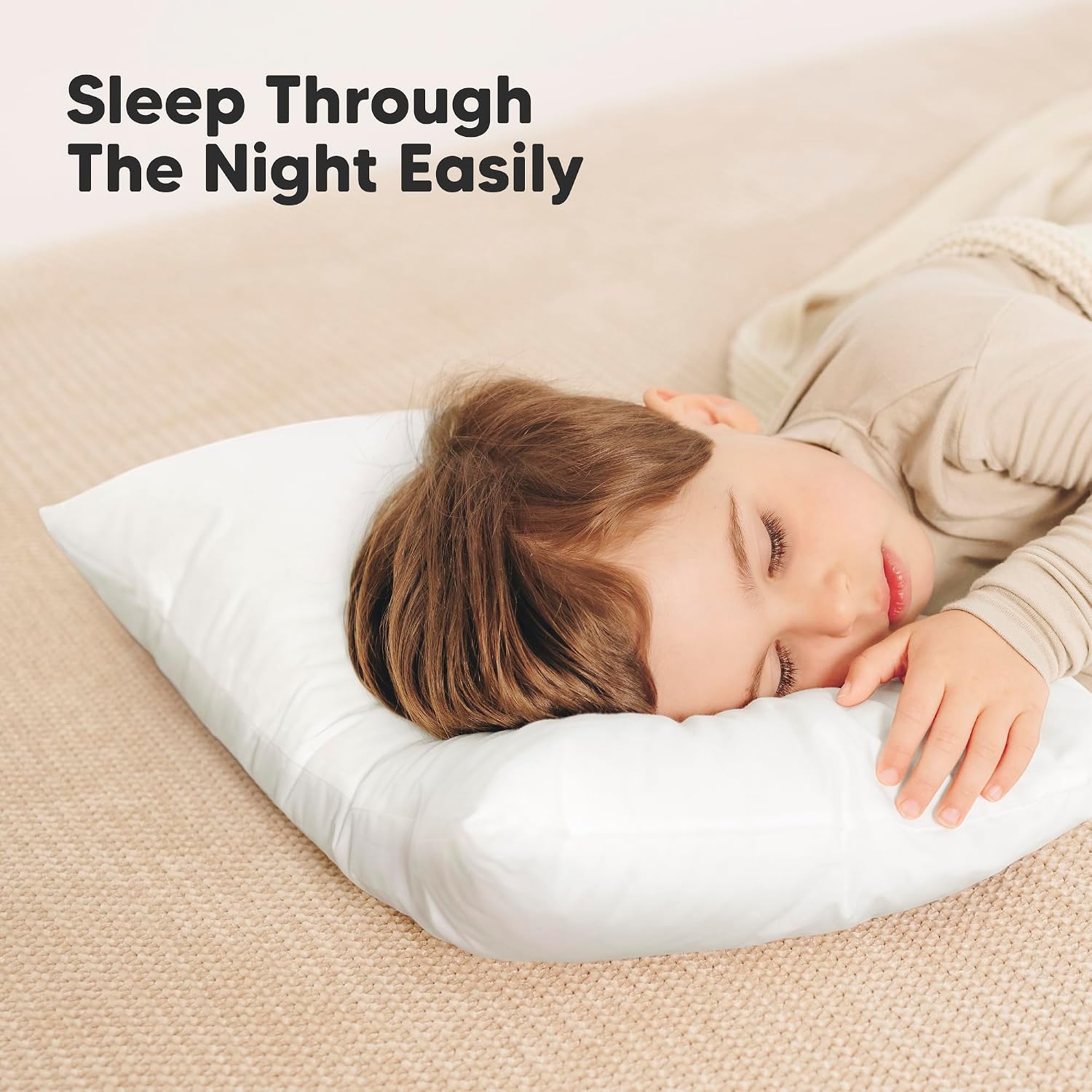 KeaBabies 2-Pack Toddler Pillows 2 Year Old to 5-13x18 Soft Organic Cotton Kids Pillow for Sleeping, Travel, School, Daycare, Nap…