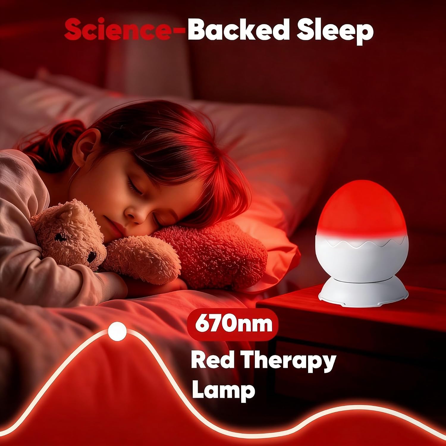 UweSmartLightingHouse Red Night Light, 2-in-1 Galaxy Projector, Light relaxation Lamp, Light Projector, 670nm Red Light for Bedroom, Gift…