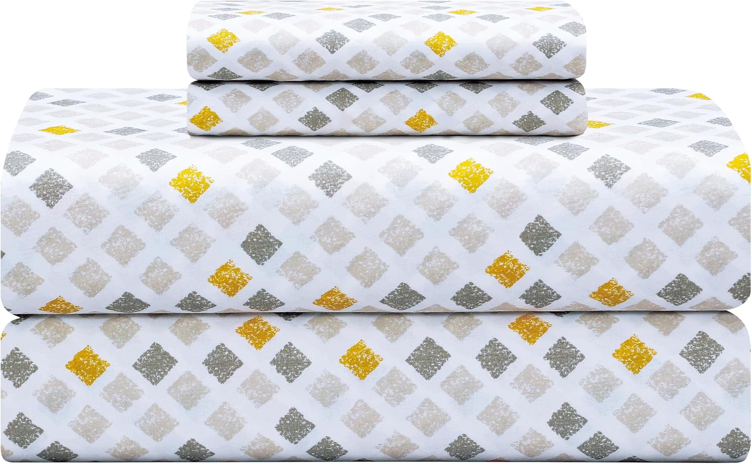 Featherstitchnewyork Feather & Stitch Softest 100% Cotton Sheets, 300 Thread Count Percale Weave Bedding, 16" Deep Pocket, Cooling Sheets,…