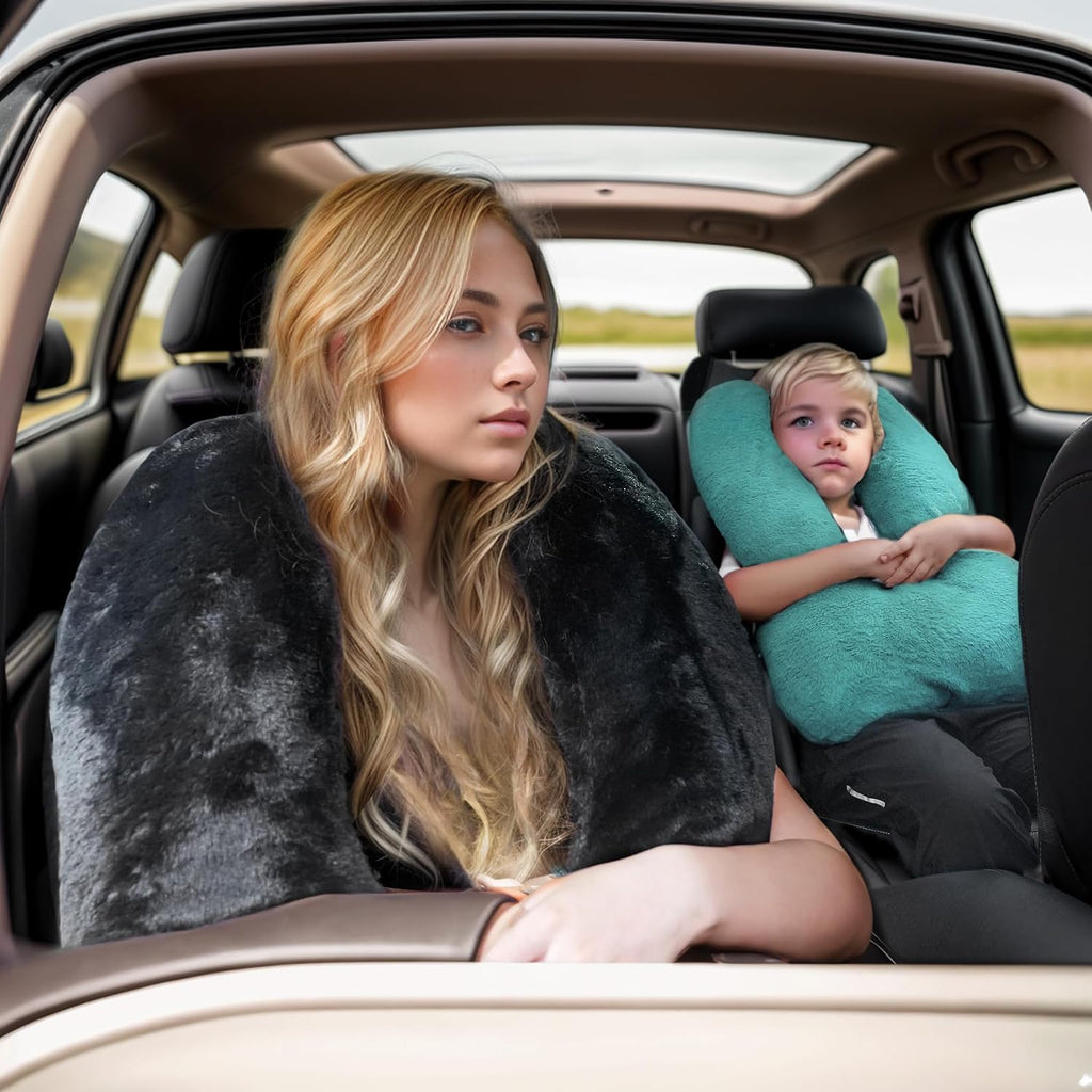 Atablyn-Foryourdailylife Atablyn Kids Neck Pillow for Travel Provides Double Support to The Head and Neck in Any Sleeping Position on Fligh…