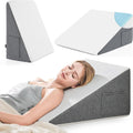 Yojoker Wedge Pillow for Sleeping - 7.5 Inch Triangle Pillow Wedge, Memory Foam Bed Wedge Pillow for Headboard, Sleep Wedges for Snoring, A…