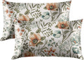 EXQ Home Satin Pillowcase for Hair and Skin King - Printed Summer Flowers Silk Pillowcase 2 Pack 20x40 inches - Satin Pillow Cases Set of…