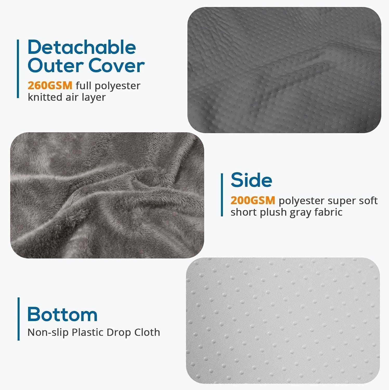 Sasttie Wedge Pillow, 12 Inch Memory Foam Bed Wedge Pillow for Sleeping, Acid Reflux, Back Pain, Post Surgery, and Snoring, Designed with W…