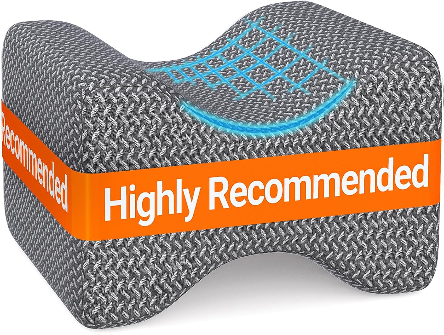 BlissTrends Memory Foam Knee Pillow, Knee Pillow for Side Sleepers, Leg Pillows for Sleeping Blood Circulation, Elevation Pillow for…