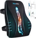 Niceedaybrand Niceeday Lumbar Support Pillow for Office Chair Car Back Support Pillow, Memory Foam Gaming Chair Desk Chair Back Cushion for…