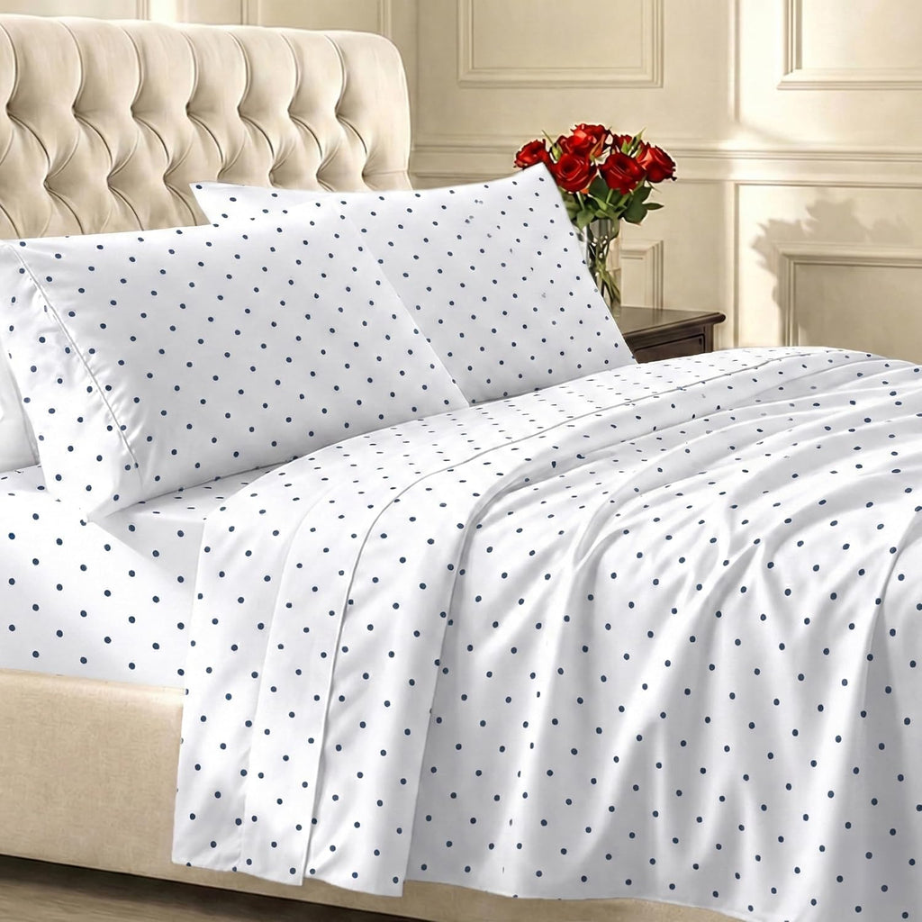 CaliforniaDesignDen California Design Den Soft 100% Cotton Full Sheet Set, 400 TC Good Housekeeping Award Winner, Smooth Sateen Finish with…
