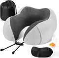 CloudBliss Travel Pillow Premium Memory Foam, Comfortable&Supportive Neck Pillow, Sleeping Neck Pillows for Travel, Airplane Pillow for…