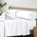 Mayfair Linen 100% Organic Cotton Percale Sheets Twin XL Size - 3 Piece White Twin XL Percale Sheet Set, 16" Deep Pocket Twin XL Percale…