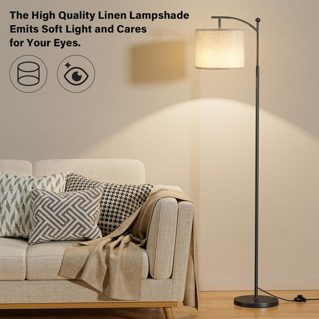Ambimall 60" Floor Lamp with Remote Control and Stepless Dimmable Bulb, Colors Temperature & Brightness Adjustable, Modern Floor Lamps…
