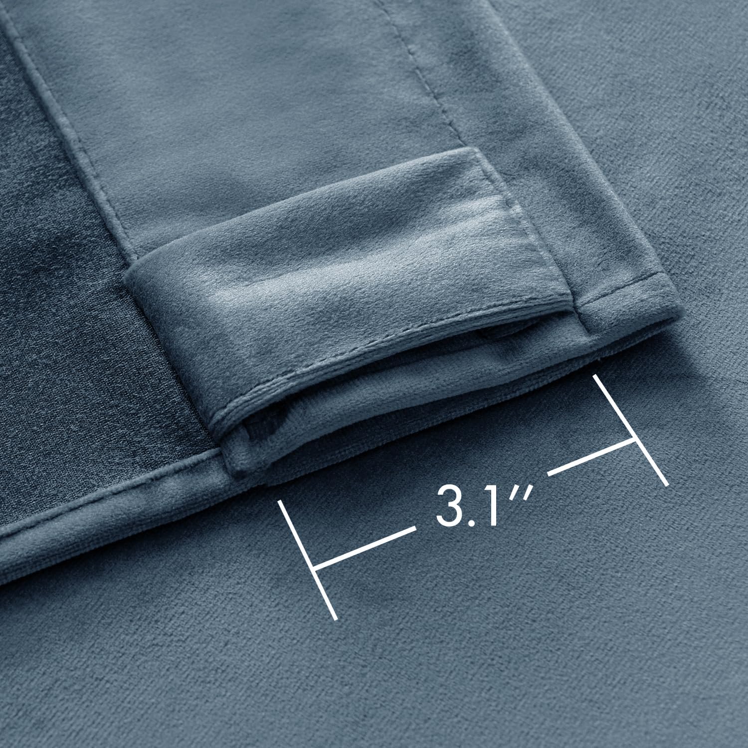 Miulee Velvet Curtains 108 inches - Luxury Blackout Curtains for Bedroom Living Room Thermal Insulated Super Soft Window Drapes Rod Pocket…