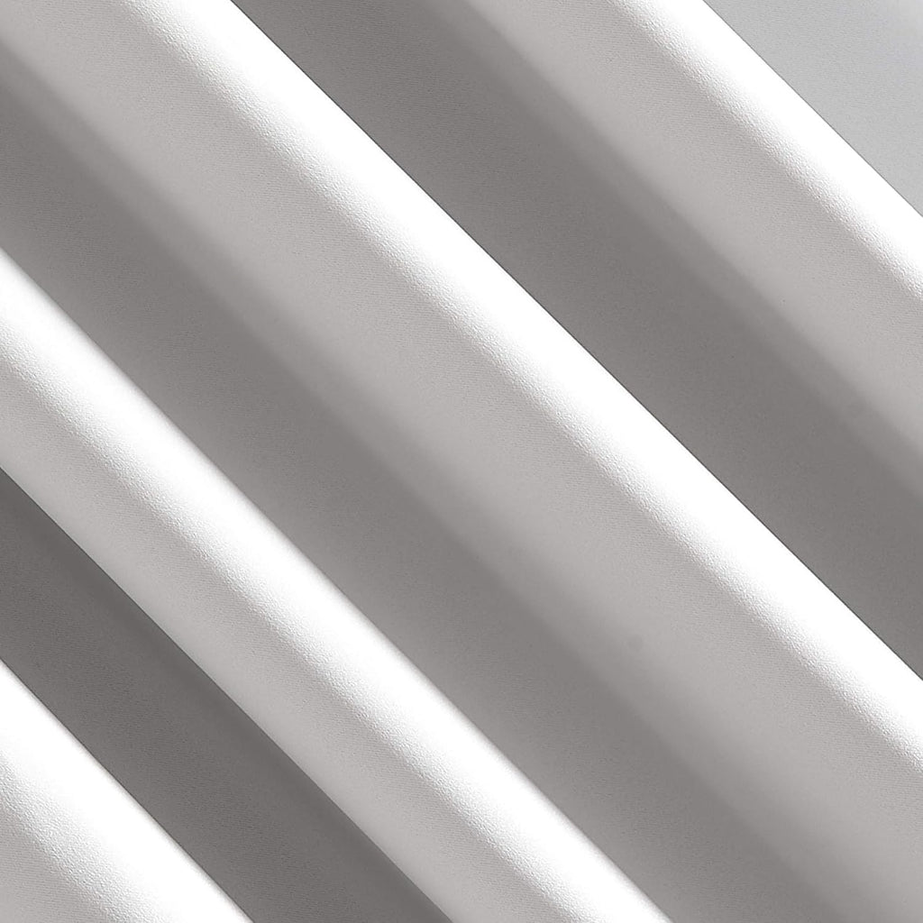 Sun Zero Nordic Theater Grade Extreme 100% Blackout Grommet Curtain Single Panel, 52" x 63", Pearl