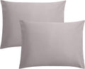 FLXXIE Pillow Cases Standard Size, Soft Microfiber Pillow Covers with Envelope Closure, Wrinkle, Stain Resistant Pillowcases, 2 Piece…